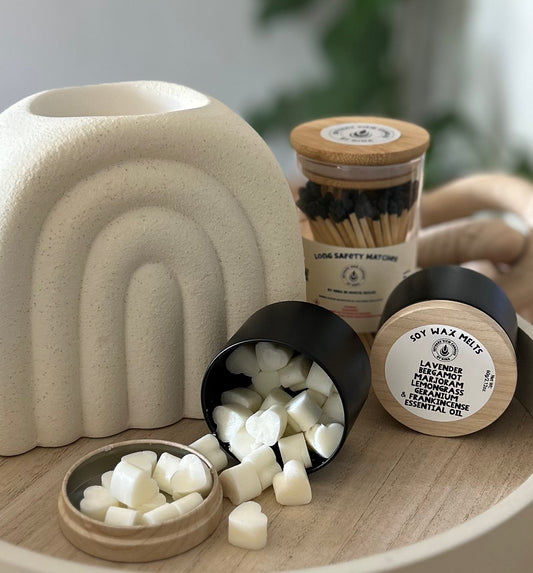 Wax Melt Hearts - Lavender, Bergamot, Marjoram, Lemongrass, Geranium & Frankincense